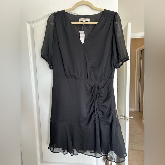 Loft Side Ruched Dress - Picture 2 of 4